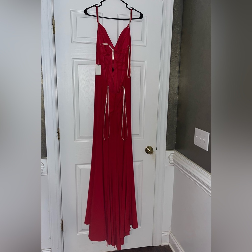Red Faviana Gown!